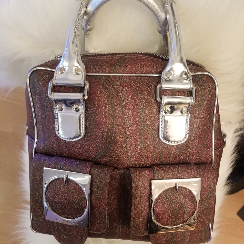 ETRO handbag paisley print